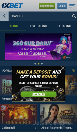 Завантажте слоти 1xbet